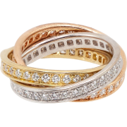 1990s cartier rolling ring - 戒指 - 