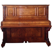19th Century Upright Piano H. Wolfframm - Pohištvo - 