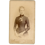 19th cen (1880s?) cabinet photo glasgow - People - 