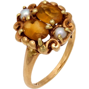 19th century citrine ring - Aneis - 