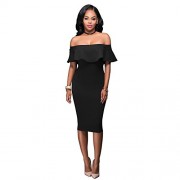2018 European and American Strapless Fashion Sexy Dress - Dresses - $29.99 