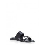 3 Strap Studded Sole Slide Sandals - Сандали - $14.99  ~ 12.87€