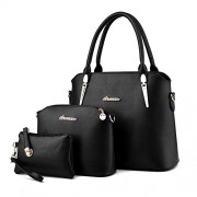 3pc Set Office Lady Womens Large Shoulder Bags Top Handle Cross Satchel Work Place Handbag - Bag - $32.00 