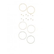 9 Piece Assorted Stud and Hoop Earrings - Uhani - $5.99  ~ 5.14€