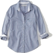 ABERCROMBIE FITCH striped oxford shirt - Koszule - krótkie - 