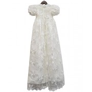 ABaowedding Lace Christening Gowns Baby Baptism Dress Newborn Baby Dress - 连衣裙 - $9.96  ~ ¥66.74