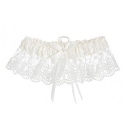 ABaowedding Vintage Lace Bridal Wedding Garters with Bowknot - Underwear - $9.99 