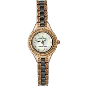 AK Anne Klein Ceramic and Crystal Mother-of-pearl Dial Women's watch #10/9396BNRG - Watches - $125.00 