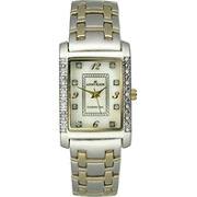 AK Anne Klein Diamond Two-tone Mother-of-Pearl Dial Women's Watch #9123MPTT - Watches - $95.00 