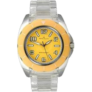 AK Anne Klein Transparent Bracelet Yellow Dial Women's watch #10/9641YLCL - Watches - $41.50 