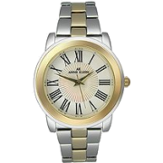 AK Anne Klein Two-tone Bracelet White Roman Dial Women's Watch #9147MPTT - Watches - $55.50 