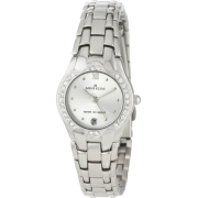 AK Anne Klein Women's 10-6927SVSV Swarovski Crystal Accented Silver-Tone Watch - Watches - $59.95 