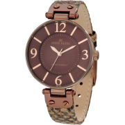 AK Anne Klein Women's 10/9169BNTP Brown Ion-Plated Taupe Snake Print Strap Watch - Watches - $67.50 