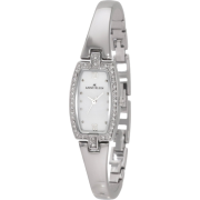 AK Anne Klein Women's 10/9715MPSV Swarovski Crystal Accented Silver-Tone Bangle Watch - Watches - $54.54 