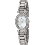 AK Anne Klein Women's 10/9755MPSV Swarovski Crystal Accented Silver-Tone Bracelet Watch - Watches - $75.00 