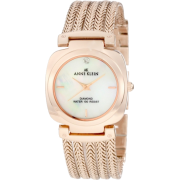 AK Anne Klein Women's 10/9764MPRG Diamond Dial Rosegold-Tone Chain Bracelet Watch - Watches - $95.00 