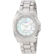 AK Anne Klein Women's 10/9893MPSV Swarovski Crystal Accented Silver-Tone Bracelet Watch - Watches - $75.00 