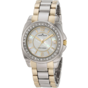 AK Anne Klein Women's 10/9893MPTT Swarovski Crystal Accented Two-Tone Bracelet Watch - Watches - $65.74 