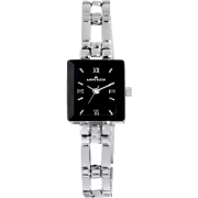 AK Anne Klein Women's 104899BKSB Silver-Tone Black Dial Dress Watch - Watches - $41.12 