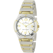 AK Anne Klein Women's 108655SVTT Two Tone Round Dress Watch - Watches - $37.54 