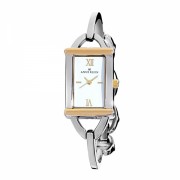 AK Anne Klein Women's 109215WTTT Two-Tone and White Dial Bangle Dress Watch - Watches - $40.10 