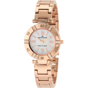 AK Anne Klein Women's 109466MPRG Swarovski Crystal Mother-of-Pearl Dial and Rosegold-Tone Bracelet Watch - Watches - $59.98 