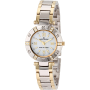 AK Anne Klein Women's 109467MPTT Swarovski Crystal Mother-of-Pearl Dial and Two-tone Bracelet Watch - Watches - $53.94 