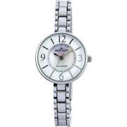 AK Anne Klein Women's 109619MPSV Silver-Tone Mother-Of-Pearl Dial Dress Bracelet Watch - Watches - $41.49 