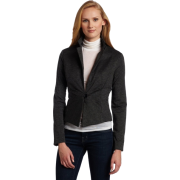 AK Anne Klein Women's Knit Jacket Black/sugar - Jacket - coats - $149.00 
