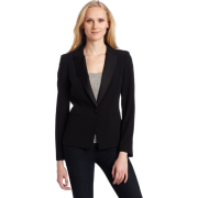 AK Anne Klein Women's Tuxedo Blazer Black - Jacket - coats - $179.00 