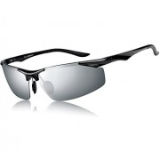 ATTCL Men's Fashion Driving Polarized Sunglasses for Men Al-Mg metal Frame  8177-Black-Silver - Yahoo Shopping