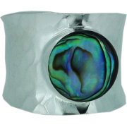Abalone Blue Silver Ring - Predmeti - £79.00  ~ 89.28€
