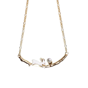 Abilene Enamel Bunny With Cake Necklace - Ожерелья - $132.80  ~ 114.06€