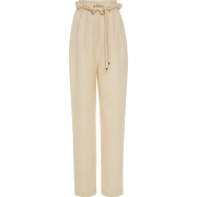Acler Corsica Linen Blend Eggshell Pant - Capri & Cropped - $330.00  ~ ¥2,211.11