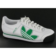 Adidas Men's Samoa Trefoil XL Skate Shoe Black, White, Green Black, White, Green - Sneakers - $59.90 