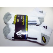Adidas Socks Low Cut Sport Cushioned - White (6-Pack) Extended Size 12-16 - Балетки - $29.99  ~ 25.76€