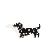 Agafya Polka dots Dalmatian Dog Brooch - Other jewelry - $68.89  ~ ¥7,753
