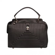 Ainifeel Women's Genuine Leather Quilted Black Handbags Designer Purse - Hand bag - $315.00 