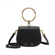 Ainifeel Women's Leather Handbags With Bracelet Handle On Clearance - Hand bag - $355.00 