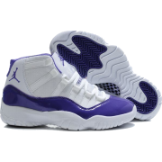 Air Jordan 11 Retro White/Purp - Sneakers - 