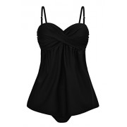 Aixy Women's Swimwear Underwire Tankini Top and Bottom Swimsuit - Swimsuit - $29.99 