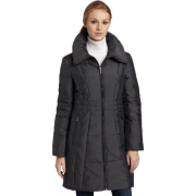 Ak Anne Klein Women's 3/4 Sleeve Down Coat Gunmetal - Jacket - coats - $120.00 