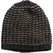 Ak Anne Klein Women's Chunky Chainlinks Slouch Hat Black - Cap - $16.33 