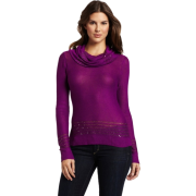 Ak Anne Klein Women's Longsleeve Cowl Neck Pullover Sweater Raisin - Пуловер - $62.99  ~ 54.10€