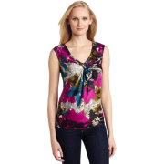 Ak Anne Klein Women's Petite Abstract Floral Sleeveless Blouse Multi - Košulje - kratke - $41.99  ~ 266,74kn