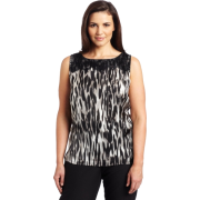 Ak Anne Klein Women's Plus Size Animal Printed Sleeveless Blouse Multi - Košulje - kratke - $85.50  ~ 543,14kn