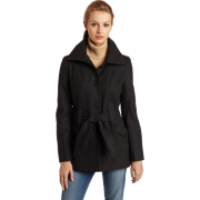 Ak Anne Klein Women's Wool Wrap Coat Charcoal - Jacket - coats - $120.00 
