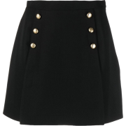 Alessandra Rich high-waisted virgin wool - Skirts - $694.00 