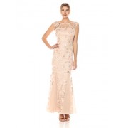 Alex Evenings Women's Long Embroidered Gown With Godet Skirt - Kleider - $249.00  ~ 213.86€