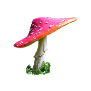 Alice In Wonderland Mushroom - Rastline - 